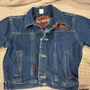 Kids Vintage Harley-Davidson Denim Jacket